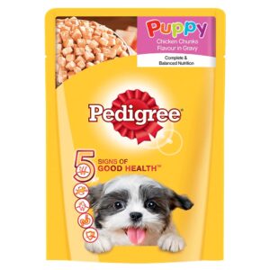 Pedigree Chicken Chunks Gravy Puppy 15pcs