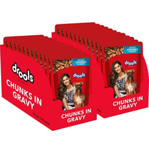 Drools Adult Wet Dog Food in Real Chicken and Chicken Liver Chunks in Gravy